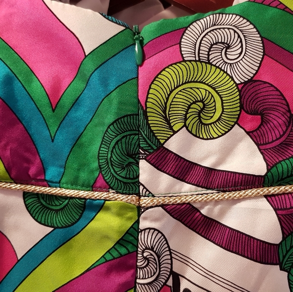 Voom Silk Multi Colored Dress - Picture 11 of 16